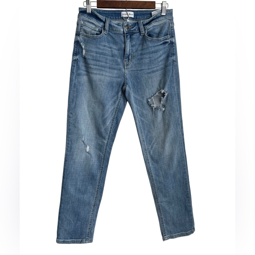 Studio Blue Denim Women’s Distressed Jeans - 28